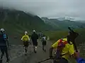 Début de la descente du col de la Frête ou de la Chiaupe (2&nbsp;492&nbsp;m)