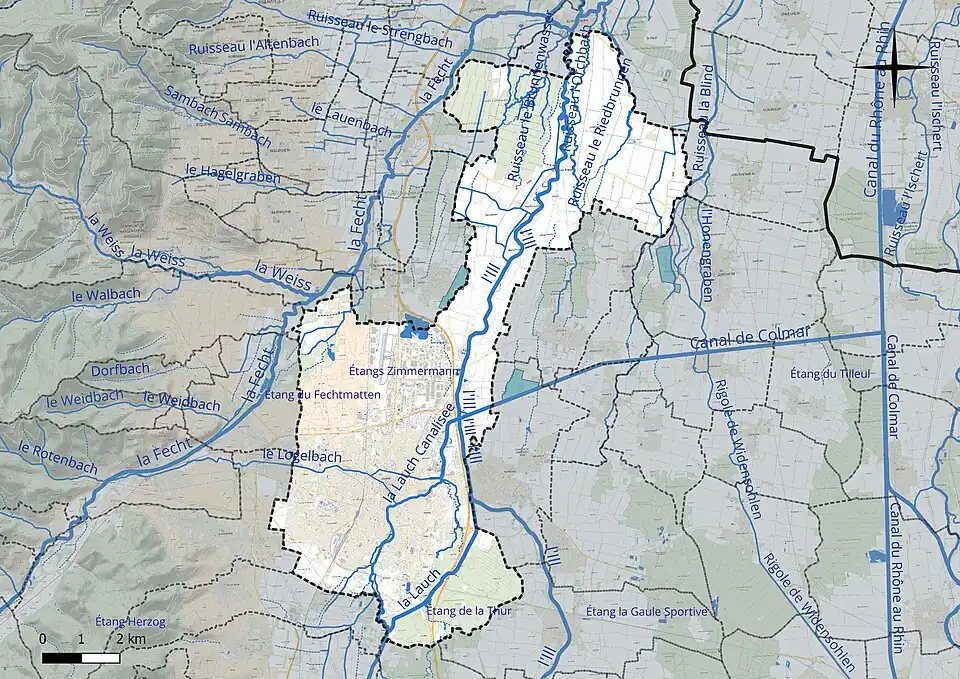 Réseau hydrographique[Note 1]