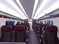 L'intérieur de première classe de LNER.