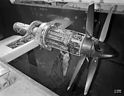 Vue du moteur.