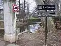L'Albanne dans le parc de Buisson Rond, Chambéry.