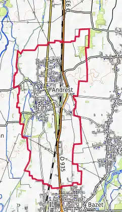 Carte topographique