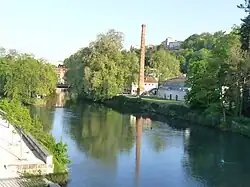 La cheminée, vue depuis Saint-Cybard