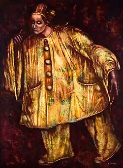 Clown (1979), 95&nbsp;×&nbsp;130&nbsp;cm, localisation inconnue.