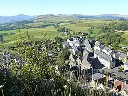 Vue du village, depuis le château.