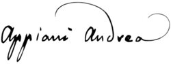 signature d'Andrea Appiani