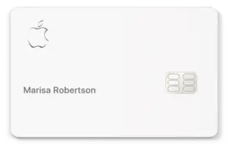 Une Apple Card.