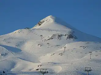 Vue en hiver depuis la station La Pierre Saint-Martin.