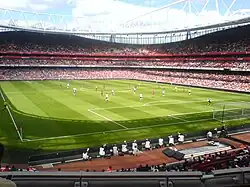 Emirates Stadium.