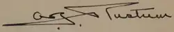 signature d'Asad Rustum