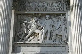 Pilier est : bataille d'Austerlitz.