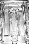 Statue du XVe&nbsp;siècle représentant saint Louis d'Anjou, église de Carcenac.