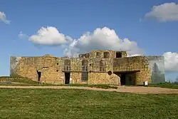 Casemate peinte.