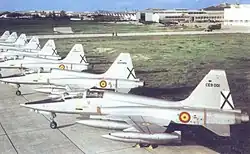 Avions sur la base de Getafe.