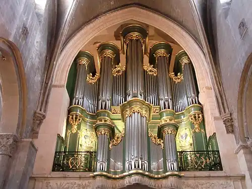 Orgue Dom Bedos de l'abbatiale Sainte-Croix de Bordeaux (1748).