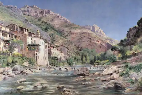 La Roya au village de Fontan, musée des Beaux-Arts de Nice.