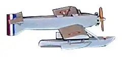 Vue de l'avion.