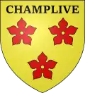 Blason de Champlive