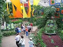 L'exposition Flower Power en 2005.
