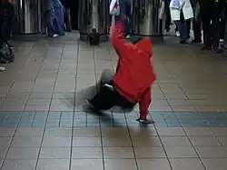 Break dancer, New York.