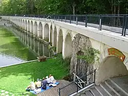 Parc de la Schappe canalisation de la Durance vers la centrale électrique