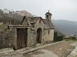 Vue sur le vignoble de Château-chalon (AOC)