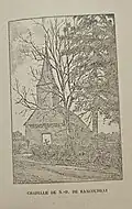 Gravure de la chapelle.