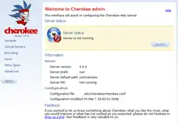 Description de l'image Cherokee-admin-panel.png.