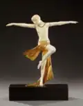Statuette chryséléphantine (vers 1925).