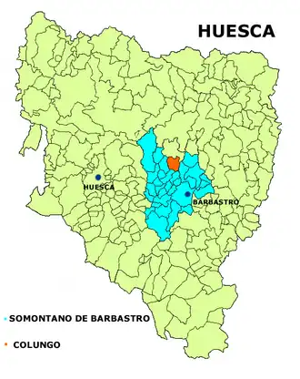 Localisation de Colungo