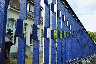 Grille de cloture.