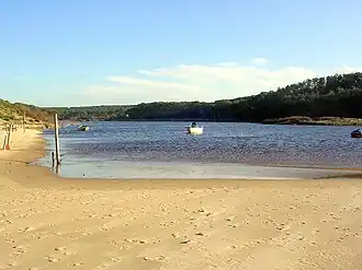 Le courant de Contis, à hauteur de Contis-Plage