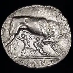 Didrachme ancien en argent