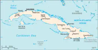 carte : Géographie de Cuba