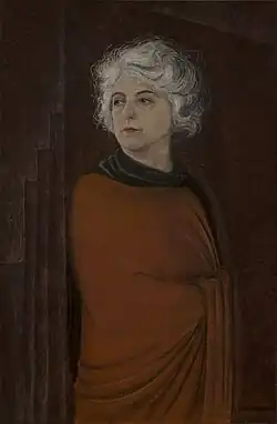 Portrait de Madeleine Vionnet (1876-1975) par Jules John Dunand.