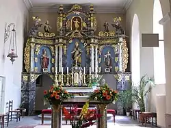 Maître-autel baroque "Saint-Martin" (XVIIe-XVIIIe).