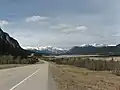 David Thompson Highway à l'extérieur du Parc national Banff