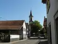 L'église et le village.