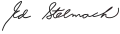 Signature de Ed Stelmach