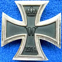 Croix de fer de 1re&nbsp;classe.