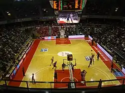 Match de Pro A entre l'Élan Chalon et Rouen en mai 2015