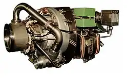 Vue du moteur.