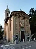 Chapelle du quartier nord d'Entracque.