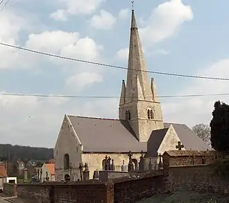 L'église Saint-Martin.