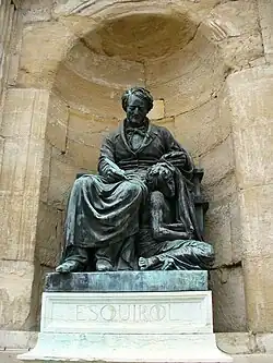 Monument à Jean-Étienne Esquirol (1861), Saint-Maurice, hôpital Esquirol.