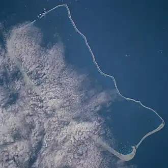Vue satellite de la NASA