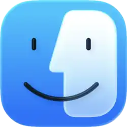 Icône de Finder depuis macOS Big Sur.