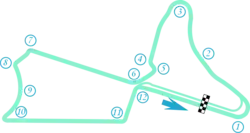 Tracé de la course