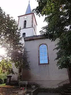 L'église protestante.