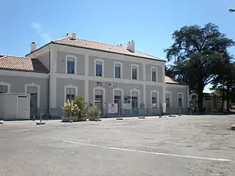 L'ancienne gare d'Aubenas.